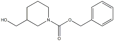 N- Cbz-3-piperidinemethanol Structure