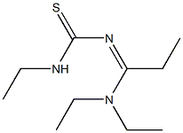 N-Ethyl-N'-[(1-diethylamino)propylidene]thiourea 结构式