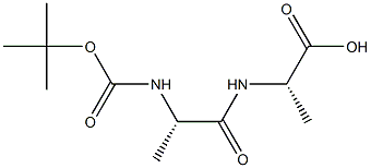 BOC L ALANYL L ALANINE 化学構造式