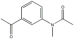 N-(3-ACETYLEPHENYL)-N-METHYL ACETAMIDE Structure