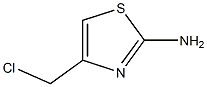 2-Amino-4-(chloromethyl)thiazole 结构式