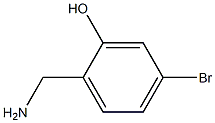 4-BROMO-2-HYDROXYBENZYLAMINE 化学構造式