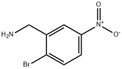 2-BROMO-5-NITROBENZYLAMINE 化学構造式