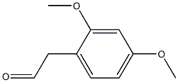 (2,4-DIMETHOXYPHENYL)ACETALDEHYDE Structure