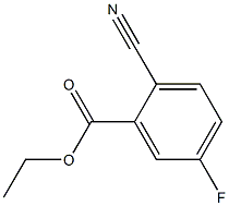 2-CYANO-5-FLUOROBENZOIC ACID ETHYL ESTER 结构式