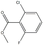 2-CHLORO-6-FLUOROBENZOIC ACID METHYL ESTER Structure