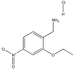 2-ETHOXY-4-NITROBENZYLAMINE Hydrochloride Struktur