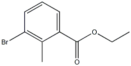 3-BROMO-2-METHYLBENZOIC ACID ETHYL ESTER 化学構造式