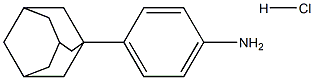 1-(4-AMINOPHENYL)ADAMANTANE Hydrochloride 化学構造式