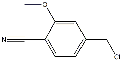 4-(CHLOROMETHYL)-2-METHOXYBENZONITRILE,,结构式