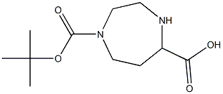 1-[(1,1-DIMETHYLETHOXY)CARBONYL]-1,4-DIAZEPANE-5-CARBOXYLICACID Structure