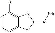 4-CHLORO-2(3H)-BENZOTHIAZOLONEHYDRAZONE 结构式