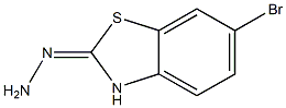 6-BROMO-2(3H)-BENZOTHIAZOLONEHYDRAZONE Structure