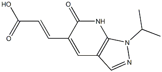  3-(1-ISOPROPYL-6-OXO-6,7-DIHYDRO-1H-PYRAZOLO[3,4-B]PYRIDIN-5-YL)ACRYLIC ACID