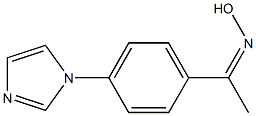 1-[4-(1H-IMIDAZOL-1-YL)PHENYL]ETHANONE OXIME Struktur