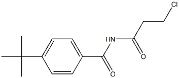 4-TERT-BUTYL-N-(3-CHLOROPROPANOYL)BENZAMIDE Structure