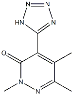 2,5,6-TRIMETHYL-4-(1H-TETRAZOL-5-YL)PYRIDAZIN-3(2H)-ONE