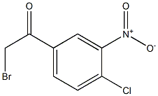 2-BROMO-1-(4-CHLORO-3-NITROPHENYL)ETHANONE Structure