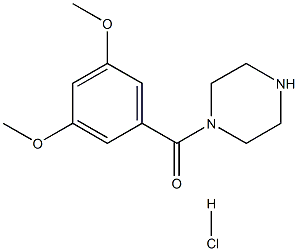 1-(3,5-DIMETHOXYBENZOYL)PIPERAZINE HYDROCHLORIDE|