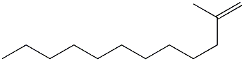 2-METHYL-1-DODECENE 97% 结构式