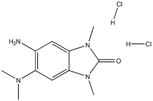 5-AMINO-6-DIMETHYLAMINO-1,3-DIMETHYL-1,3-DIHYDRO-BENZOIMIDAZOL-2-ONE DIHYDROCHLORIDE