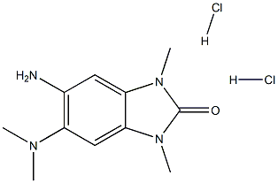  5-AMINO-6-DIMETHYLAMINO-1,3-DIMETHYL-1,3-DIHYDRO-BENZOIMIDAZOL-2-ONE DIHYDROCHLORIDE