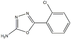 5-(2-CHLOROPHENYL)-1,3,4-OXADIAZOL-2-AMINE Structure