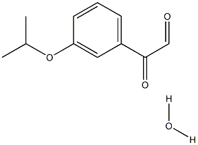 3-ISOPROPOXYPHENYLGLYOXAL HYDRATE, 95+% Structure