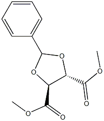 (+)-2 3-O-BENZYLIDENE-D-TARTARIC ACID DIMETHYL ESTER 99% Structure