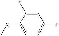 2,4-DIFLUOROTHIOANISOLE 98% 结构式