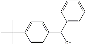 4-TERT-BUTYLBENZHYDROL 97% 结构式