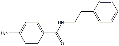 4-AMINO-N-PHENETHYLBENZAMIDE Structure