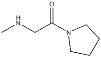 2-METHYLAMINO-1-PYRROLIDIN-1-YL-ETHANONE 98% 化学構造式