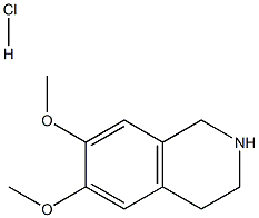 6,7-DIMETHOXY-1,2,3,4-TETRAHYDROISOQUINOLINE HYDROCHLORIDE 98+% T Structure