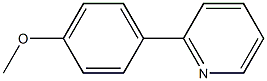 2-(4-METHOXYPHENYL)PYRIDINE 96% Structure