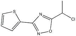5-(1-CHLOROETHYL)-3-THIEN-2-YL-1,2,4-OXADIAZOLE Struktur