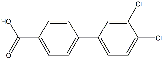 4-(3,4-DICHLOROPHENYL)BENZOIC ACID 97% Structure