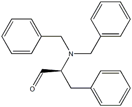 (S)-2-(N,N-DIBENZYLAMINO)-3-PHENYLPROPANAL,,结构式