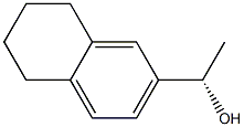 (1S)-1-(5,6,7,8-TETRAHYDRONAPHTHALEN-2-YL)ETHANOL 结构式