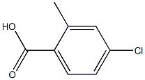 4-CHLORO-2-METHYLBENZOIC ACID 95% Struktur