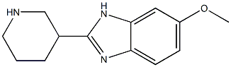 6-METHOXY-2-PIPERIDIN-3-YL-1H-BENZIMIDAZOLE Structure