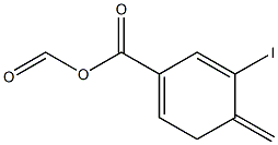 3-IODO-4-METHYLENOXYMETHYL BENZOIC ACID 化学構造式