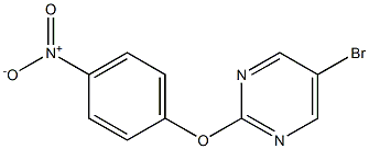 5-BROMO-2-(4-NITROPHENOXY)PYRIMIDINE, 95+% 化学構造式