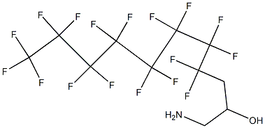 1-Amino-4,4,5,5,6,6,7,7,8,8,9,9,10,10,11,11,11-heptadecafluoro-undecan-2-ol Structure