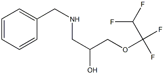 1-Benzylamino-3-(1,1,2,2-tetrafluoro-ethoxy)-propan-2-ol,,结构式