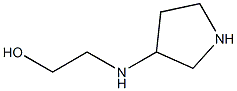2-(Pyrrolidin-3-ylamino)-ethanol Structure