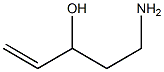 5-Amino-pent-1-en-3-ol Structure