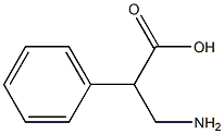 3-氨基-2-苯基丙酸, , 结构式