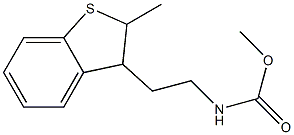 METHYL 2-(2,3-DIHYDRO-2-METHYLBENZO[B]THIOPHEN-3-YL)ETHYLCARBAMATE Structure