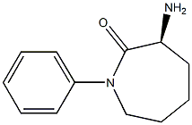(S)-3-AMINO-1-PHENYLAZEPAN-2-ONE Structure